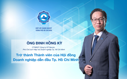 Ông Đinh Hồng Kỳ - Trở thành thành viên của Hội đồng Doanh nghiệp dẫn đầu Tp. Hồ Chí Minh